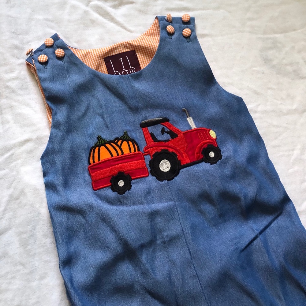 Lil Cactus 6-12 month old overalls